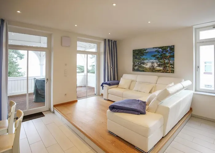 Strandvillen Binz - Ferienwohnung Mit Meerblick, 2 Schlafzimmern Und Balkon Sv-008